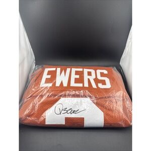 Quinn Ewers Signed Orange Custom College Football Jersey - (Beckett COA) (TEXAS)